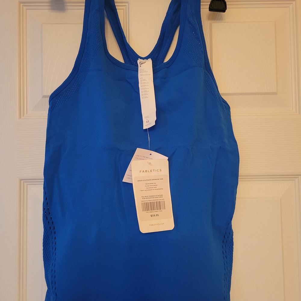 Fabletics Cobalt Blue SculptKnit Tank